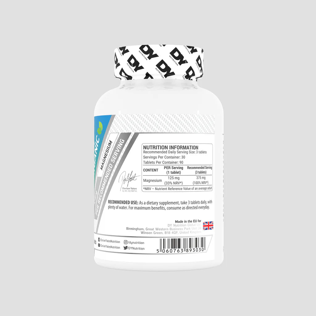 Magneziu Organic, 90 de tablete, 30 de serviri