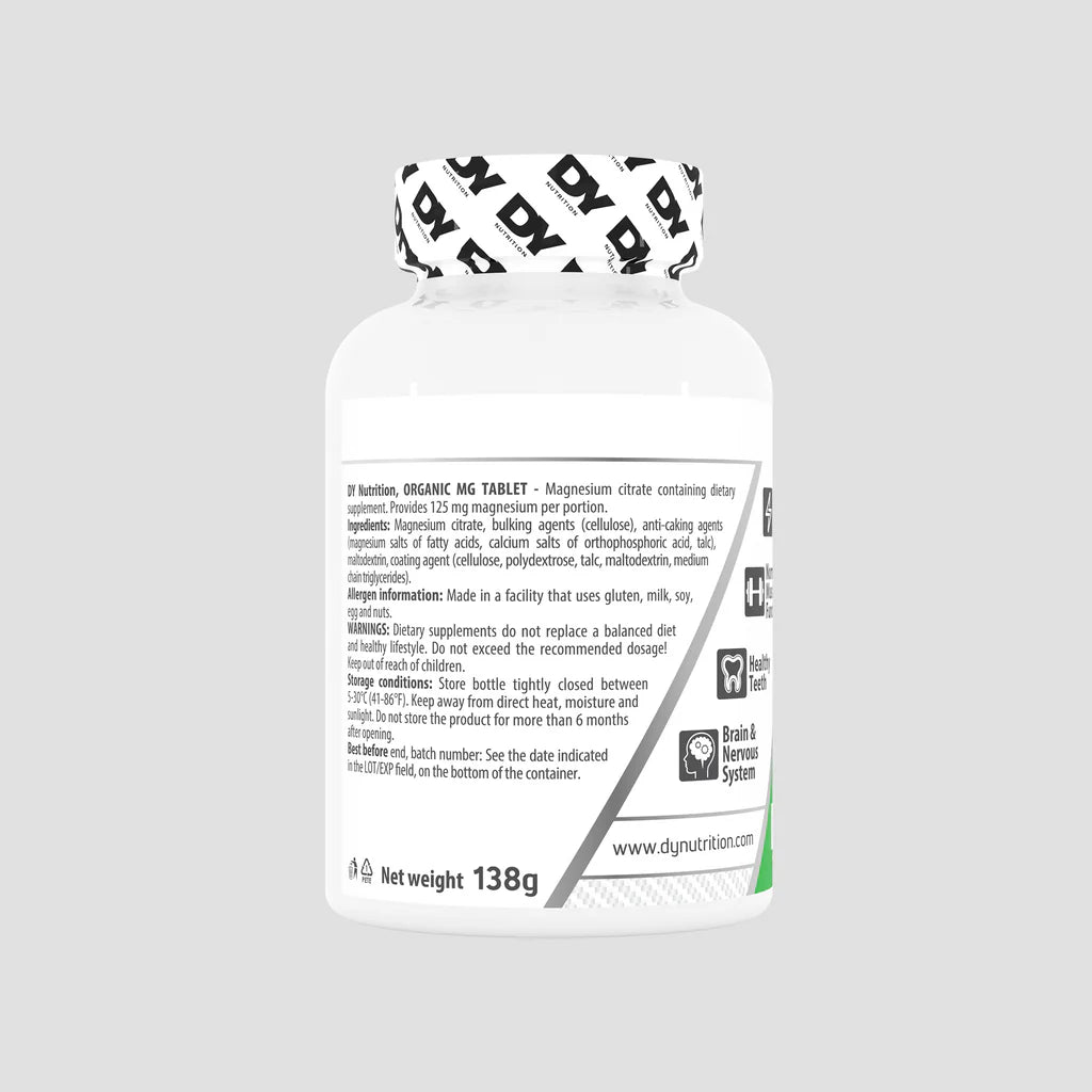 Magneziu Organic, 90 de tablete, 30 de serviri