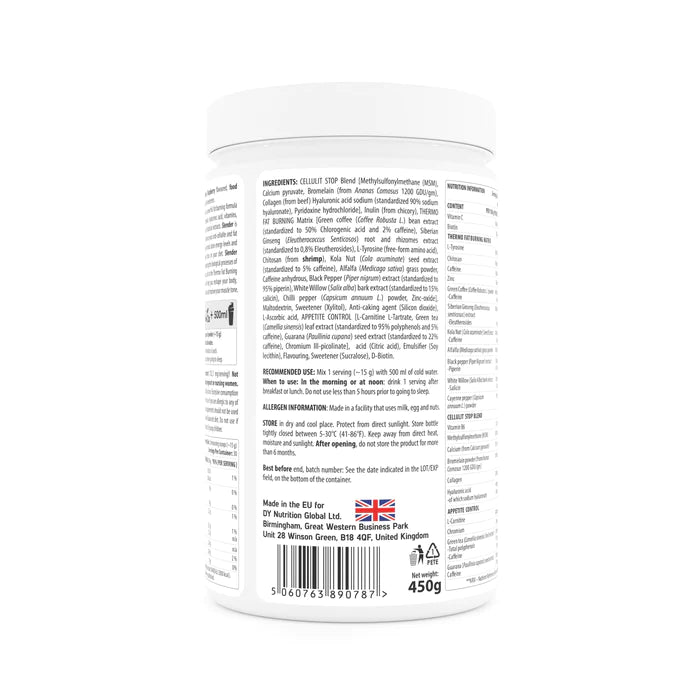 Slender - Arzător de Grăsimi si Celulită, Zmeură, 450g