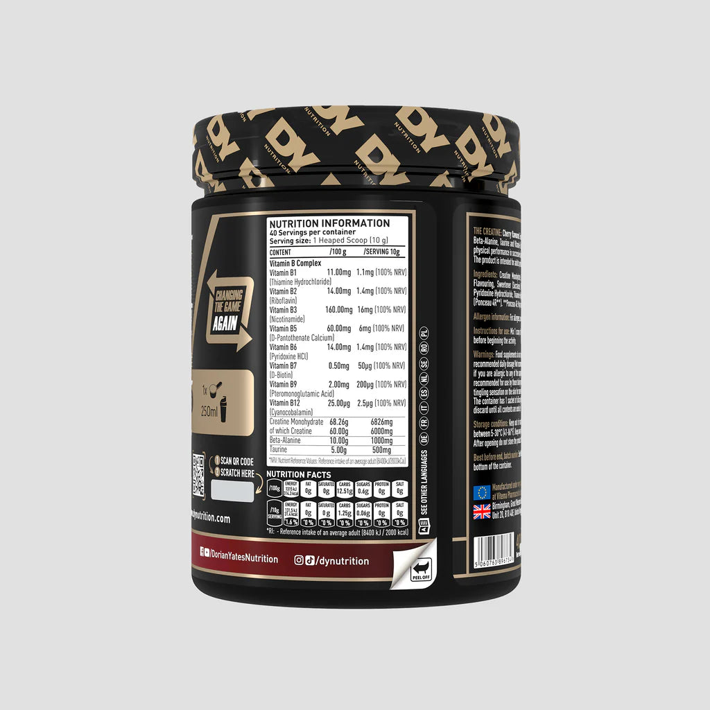 The Creatine DY Nutrition 400g, 40 de serviri (54)